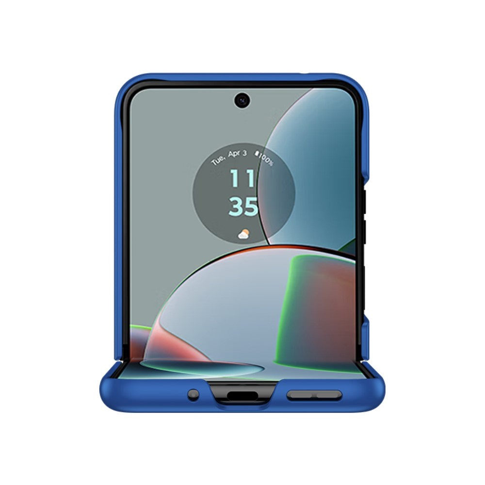 Motorola Razr 40 Hard Plastic Bakdeksel - Blå