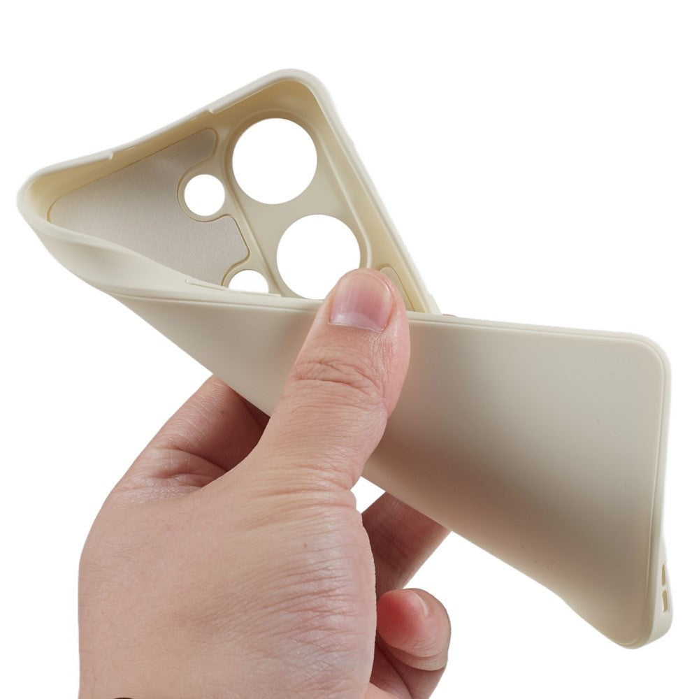 OnePlus Nord 3 5G Fleksibelt Plastik Bagside Cover - Hvid