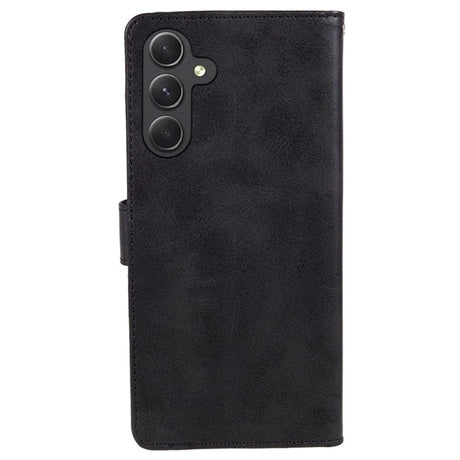 Samsung Galaxy M34 (5G) / F34 (5G) Flip-deksel i lær m. Lommebok og stropp - Svart