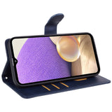 Samsung Galaxy M34 (5G) / F34 (5G) Flip-deksel i lær m. Lommebok og stropp - blå