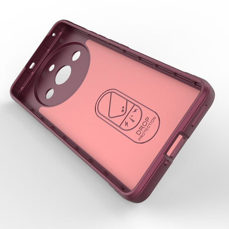 EIDERWOOD Realme 11 Pro+ 5G / 11 Pro 5G fleksibelt plastbakdeksel - vinrød