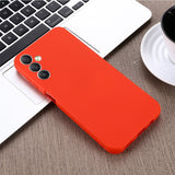 Samsung Galaxy M34 (5G) / F34 (5G) Bakdeksel i flytende silikon m. Stropp - Rød