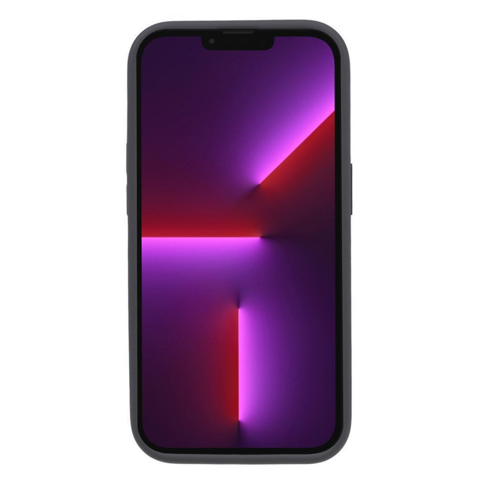 EIDERWOOD iPhone 13 Pro Hybrid Silikon Bakdeksel - Mørkegrå