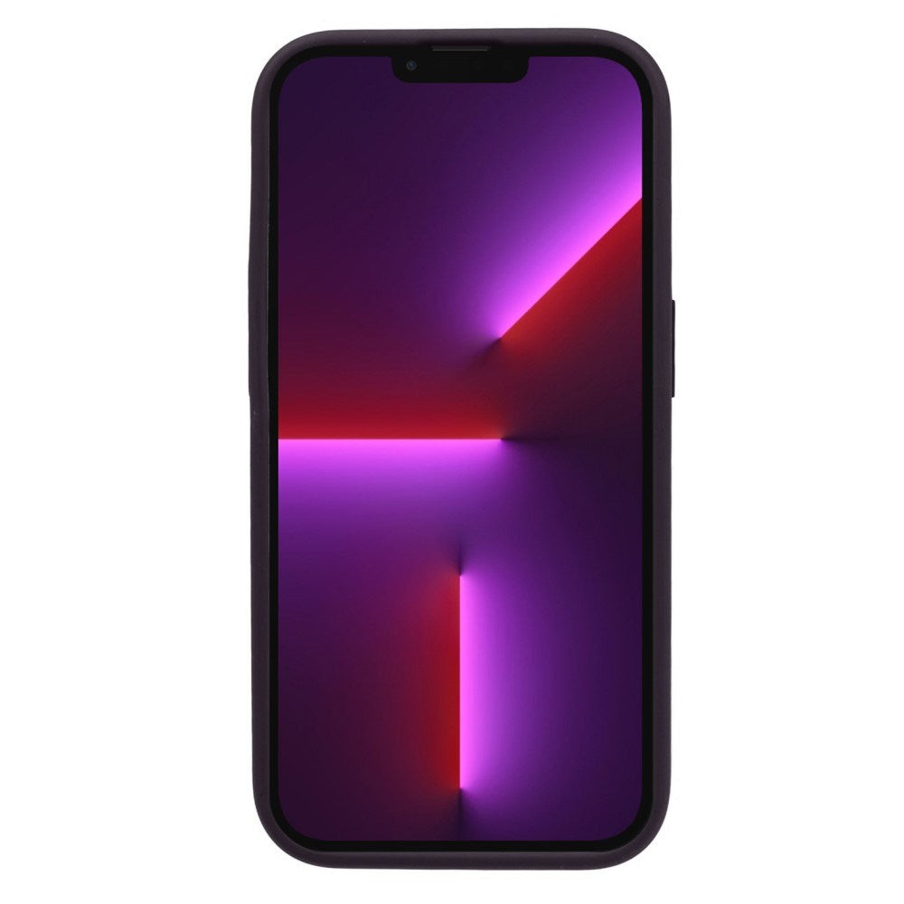 EIDERWOOD iPhone 13 Pro Hybrid Silikon Bakdeksel - Burgundy
