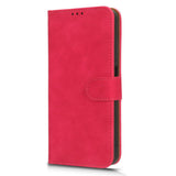 Nokia G42 Læder Flip Cover m. Kortholder & Ståfunktion - Rød