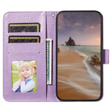 Xiaomi Redmi 12C lær flipdeksel m. Veske og stropp - Lilla