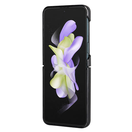 EIDERWOOD Samsung Galaxy Z Flip4 (5G) Kunstlæder Bagside Cover m. V-Design - Sort