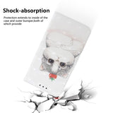 Samsung Galaxy A25 (5G) Flip-deksel i lær m. Trykk og stropp - søt katt