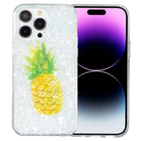 iPhone 15 Pro fleksibelt plastdeksel - ananas
