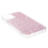 iPhone 15 Glitter Bakdeksel - Rosa