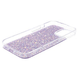 iPhone 15 Glitter Bakdeksel - Lilla