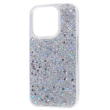 iPhone 15 Pro Glitter Bakdeksel - Sølv