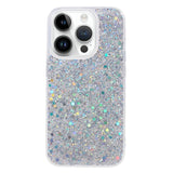 iPhone 15 Pro Max Glitter Bakdeksel - Sølv