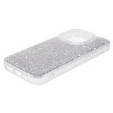 iPhone 15 Pro Max Glitter Bakdeksel - Sølv