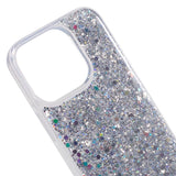 iPhone 15 Pro Max Glitter Bakdeksel - Sølv
