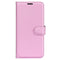 Samsung Galaxy M34 (5G) / F34 (5G) Litchi Leather Flip Cover m. Lommebok - Baby Rosa