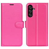 Samsung Galaxy M34 (5G) / F34 (5G) Litchi Leather Flip Cover m. Lommebok - Rosa