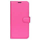 Samsung Galaxy M34 (5G) / F34 (5G) Litchi Leather Flip Cover m. Lommebok - Rosa