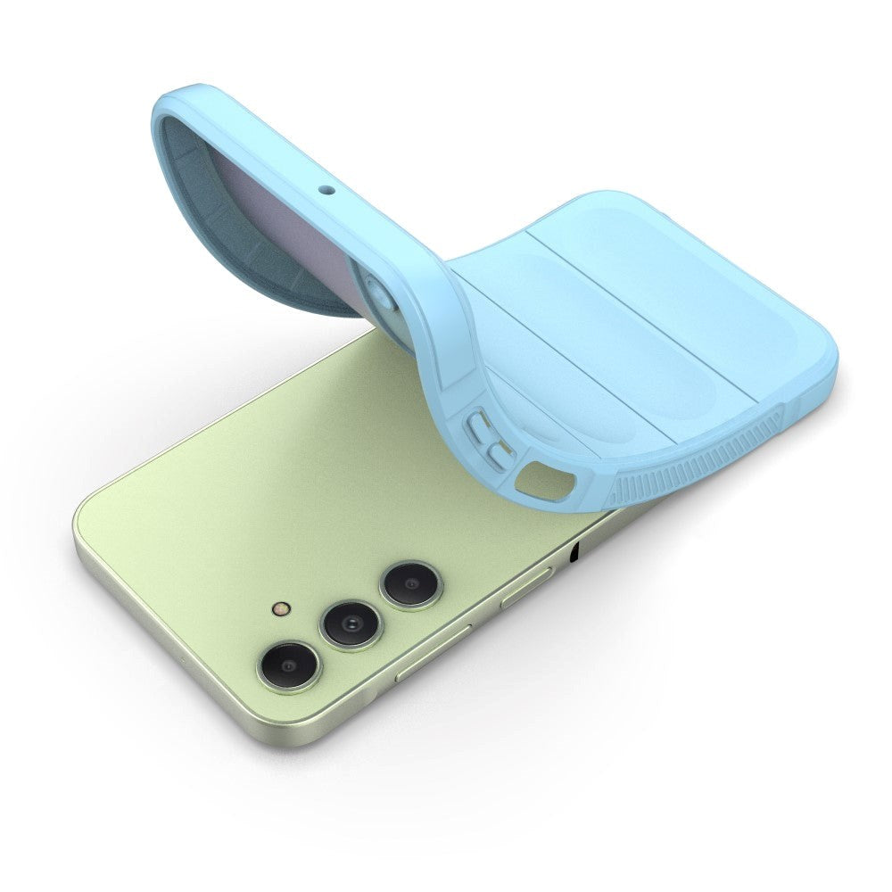 Samsung Galaxy A25 (5G) fleksibelt plastdeksel - Lyseblå