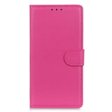 Honor 90 Litchi Leather Flip Cover m. Lommebok - Rosa