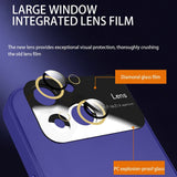 iPhone 15 Plus Hybrid Plastic Bakdeksel m. Innebygd kamerabeskytter - Lyseblå