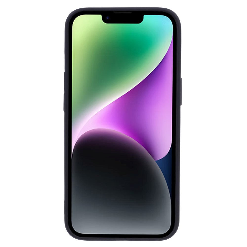 iPhone 13 silikon bakdeksel m. Kamerabeskytter - MagSafe-kompatibel - Svart