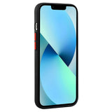 iPhone 15 fleksibelt plastdeksel m. Kortholder - Sort