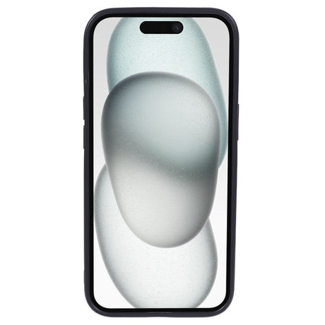 iPhone 15 Pro skinndeksel Fleksibelt plastdeksel m. Kortholder - Rød