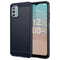 Nokia G42 Brushed Carbon Fiber Bagside Cover - Blå