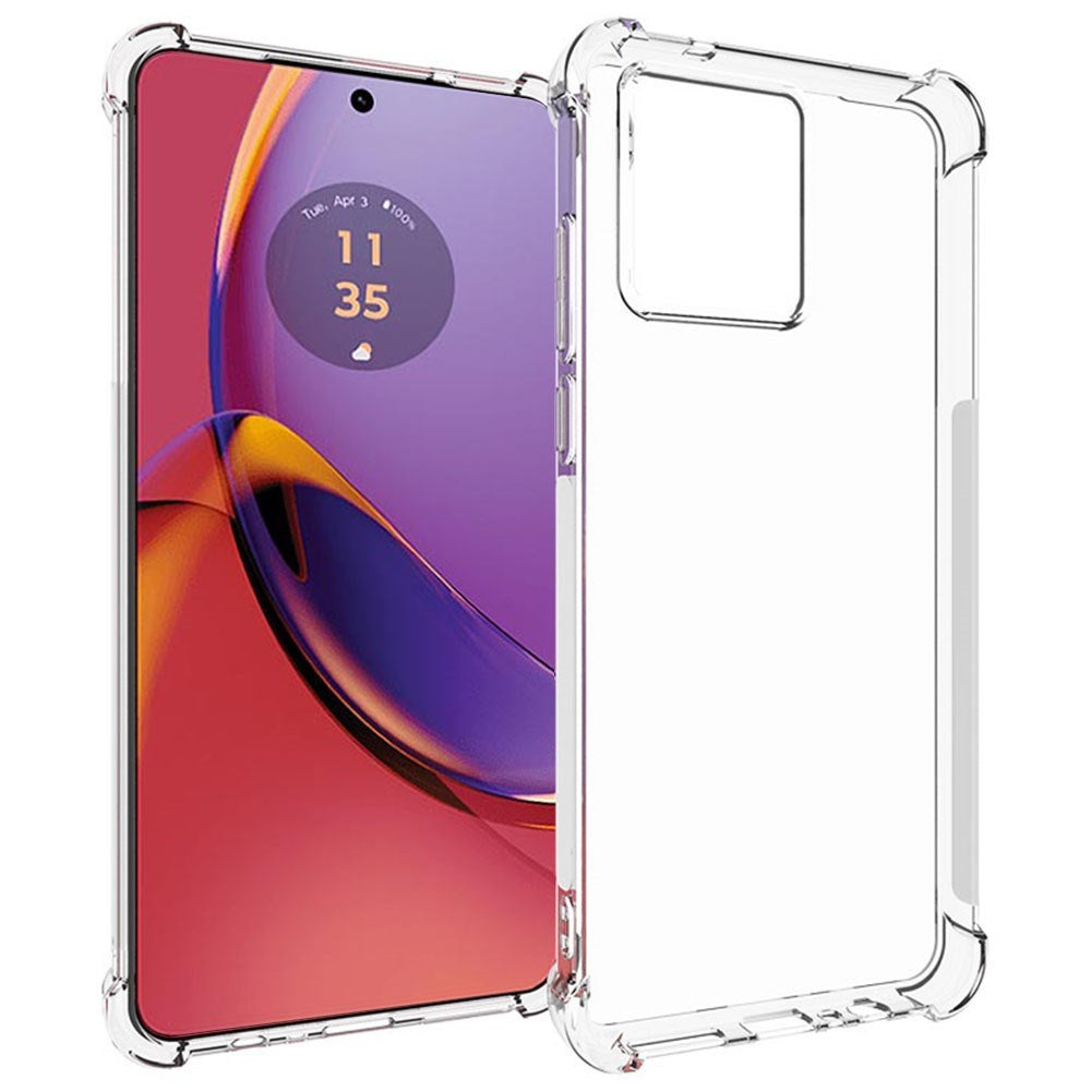 EIDERWOOD Motorola Moto G84 Fleksibel Plastik Bagside Cover - Gennemsigtig
