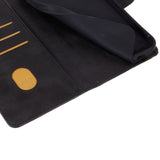 Motorola Moto G84 Leather Flip Cover m. Lommebok og stropp - Svart