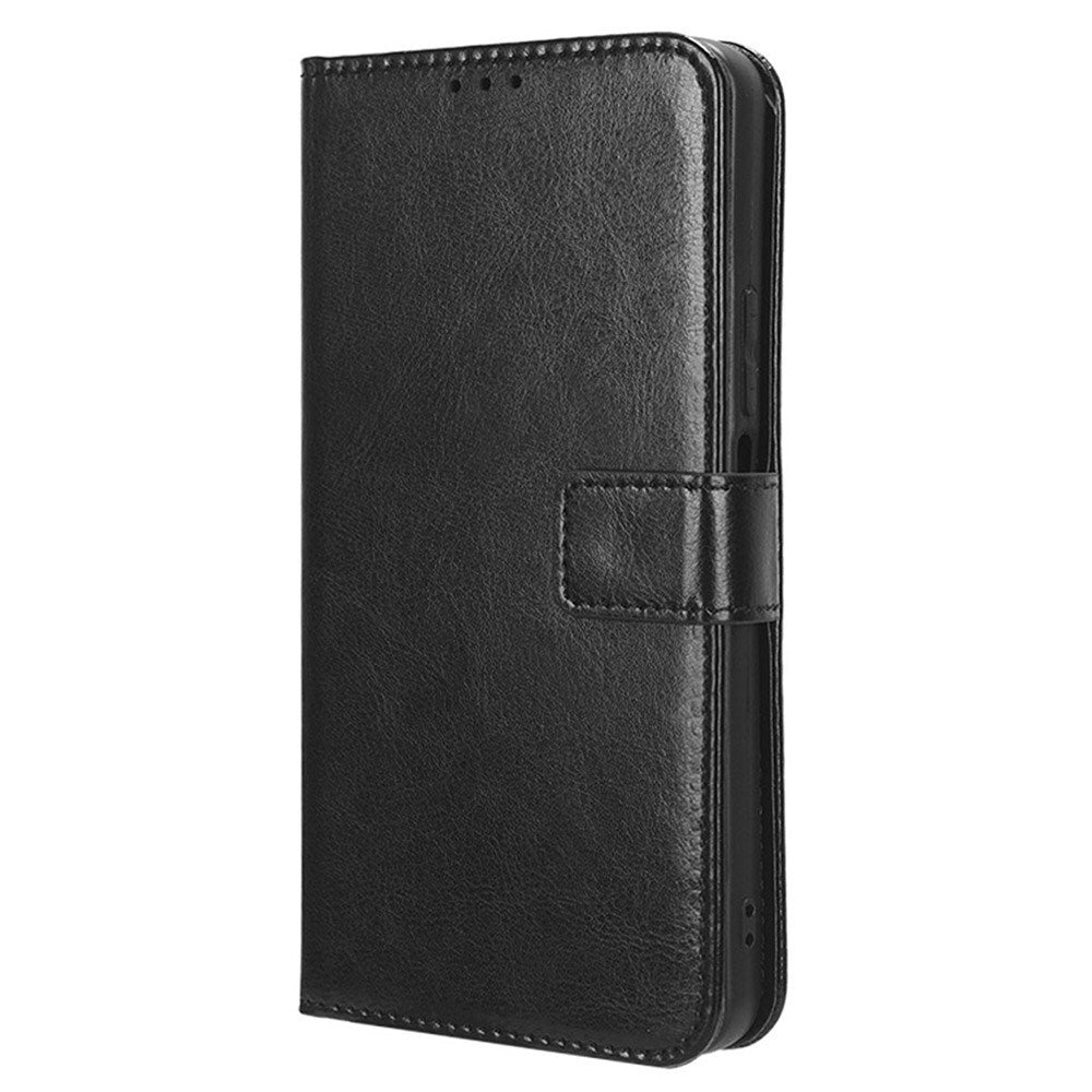 Honor X6a - EIDERWOOD Kunstlæder Flip Cover m. Strop - Sort