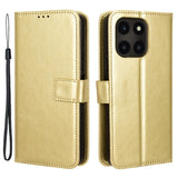Honor X6a - EIDERWOOD Faux Leather Flip Cover m. Stropp - Gull