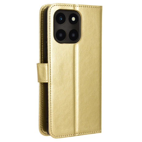 Honor X6a - EIDERWOOD Faux Leather Flip Cover m. Stropp - Gull