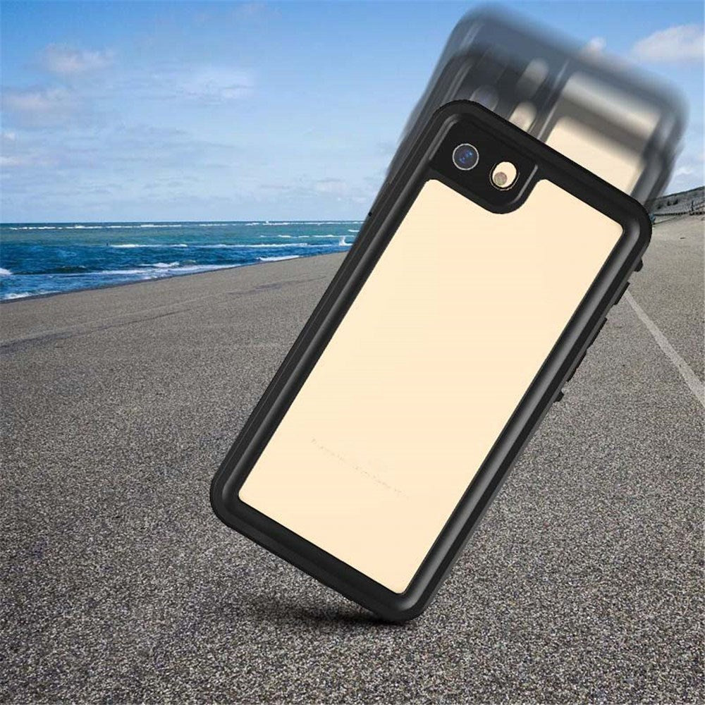 iPhone SE (2022 / 2020) / 8 / 7 Redpepper IP68 Vandtæt Case - Sort / Gennemsigtig