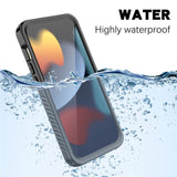 iPhone 15 Plus Redpepper IP68 Vandtæt Case - Sort / Gennemsigtig