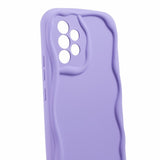 EIDERWOOD Samsung Galaxy A23 / A23 (5G) Fleksibelt Plastik Bagside Cover m. Bølget Kanter - Gul