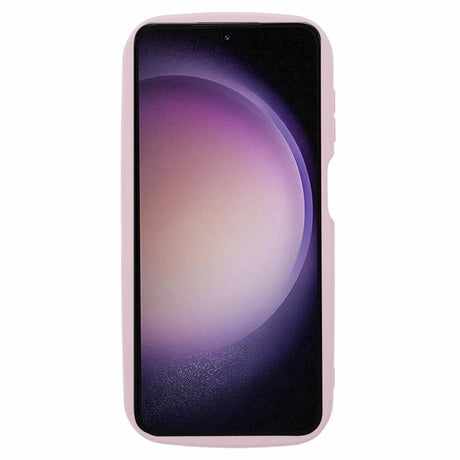 EIDERWOOD Samsung Galaxy S23 FE fleksibelt plastdeksel m. Bølgekanter - Rosa