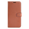 Xiaomi 13T / 13T Pro Litchi Leather Flip Cover m. Lommebok - Brun