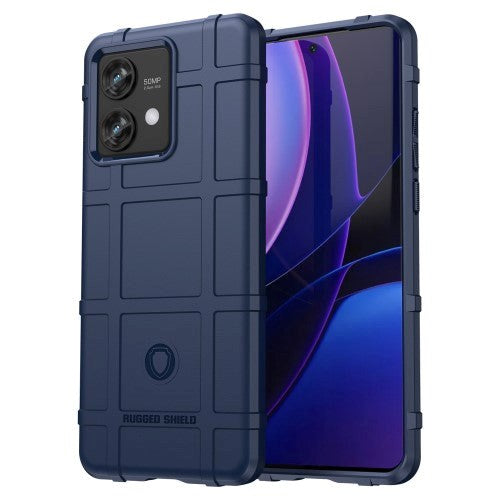 Motorola Edge 40 Neo Rugged Shield Bakdeksel - Blå