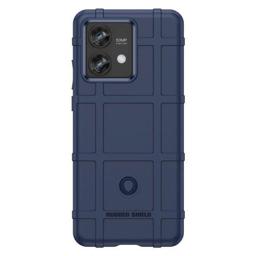 Motorola Edge 40 Neo Rugged Shield Bakdeksel - Blå