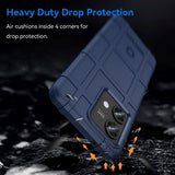 Motorola Edge 40 Neo Rugged Shield Bakdeksel - Blå