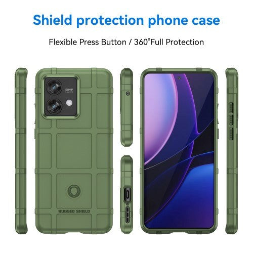 Motorola Edge 40 Neo Rugged Shield Bakdeksel - Grønn