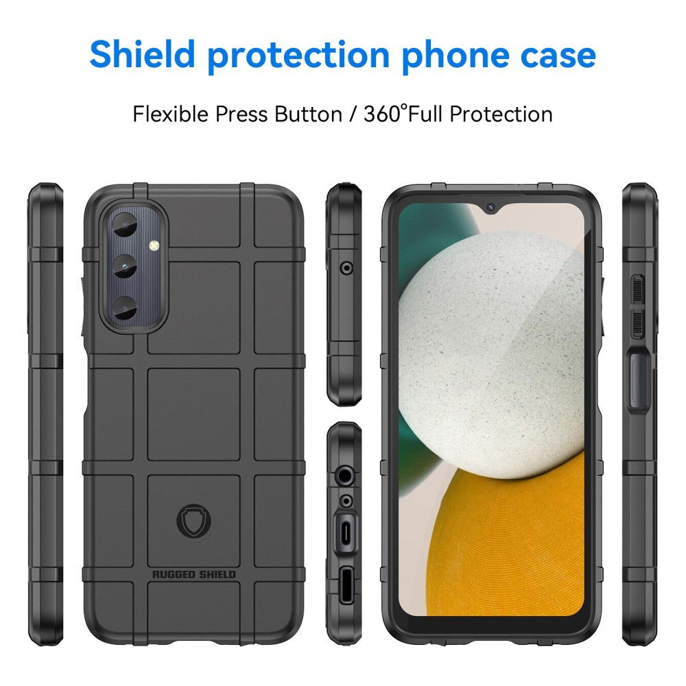 Samsung Galaxy A05s Rugged Shield Series Craftsman Bakdeksel - Svart