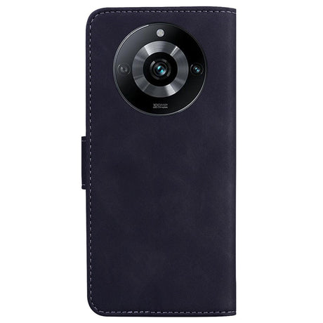 EIDERWOOD Realme 11 Pro+ 5G / 11 Pro 5G mykt flip-deksel i kunstskinn m. Lommebok - Svart