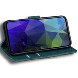 EIDERWOOD Realme 11 Pro+ 5G / 11 Pro 5G mykt flip-deksel i kunstskinn m. Lommebok - Grønn