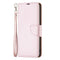 Samsung Galaxy A15 (5G) / A15 PU Litchi Læder Flip Cover m. Pung & Strop - Rose Gold
