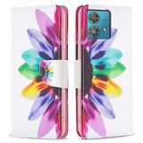 EIDERWOOD Motorola Edge 40 Neo Kunstlæder Flip Cover m. Pung & Print - Solsikke