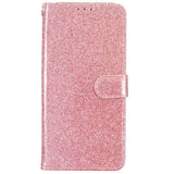 EIDERWOOD Motorola Moto G54 Leather Flip Cover m. Veske &amp; stropp - Glitter - Rose gull