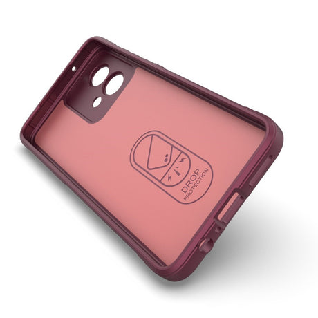 EIDERWOOD Motorola Moto G84 fleksibelt plastdeksel - Burgundy